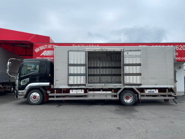 【1138】H22　フォワード　増トン　冷凍バン　両側観音　エアサス　ステンレス多数