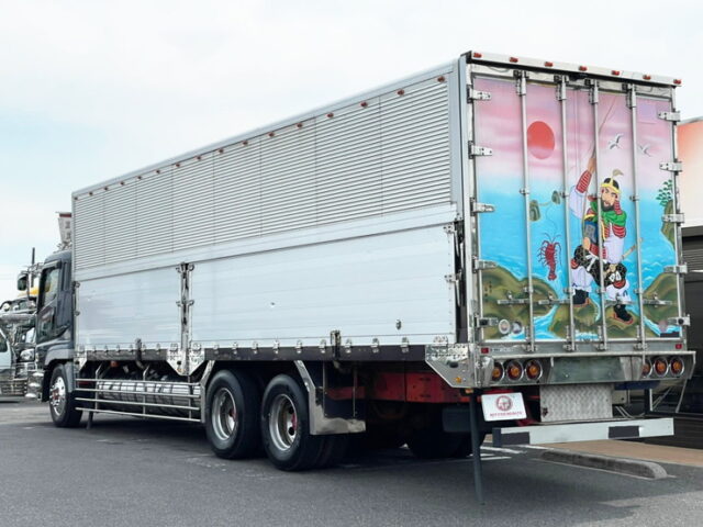 【1159】現状販売★H15　スーパーグレート　ウィング　110アオリ　10輪　7速MT　V8