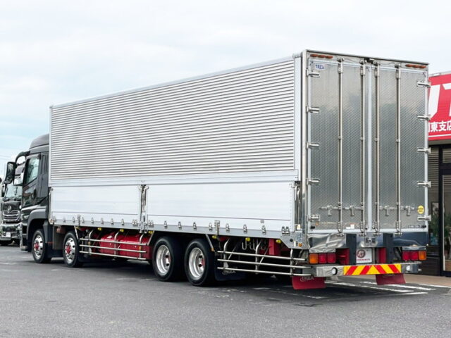 【1198】H31　17スーパーグレート　ハイルーフ　ウィング　リア門口ステンレス　7速MT　ステンレス多数