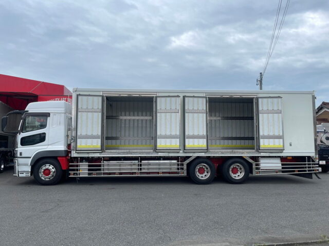 【1222】H27　スーパーグレート　ハイルーフ　冷凍バン　横観音2枚　ジョロ4キーストン　サブエンジン　420馬力