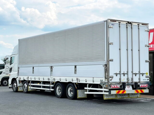 【1234】H30　17プロフィア　ハイルーフ　ウィング　リア門口ステンレス　1Eエンジン　410馬力