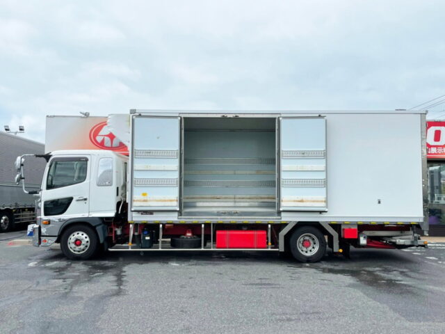 【1244】H30　17レンジャー　冷凍バン　標準幅　キーストン床　格納ゲート　エアサス