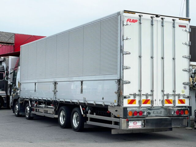 【1293】H26　プロフィア　ハイルーフ　ウィング　山田ボデー　ステンレス多数　木床　エアサス