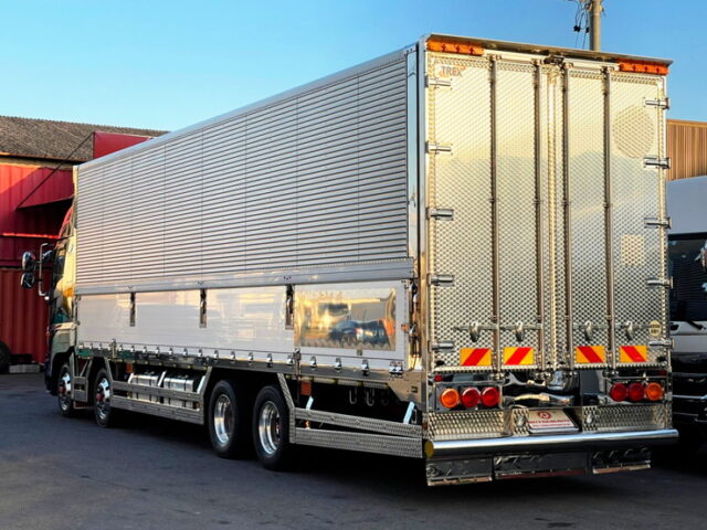 【1266】H28　プロフィア　ハイルーフ　ウィング　架装多数　木床　ジョロダーレール4列