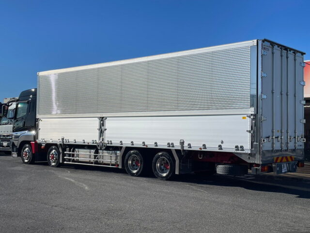 【1342】H27　スーパーグレート　ハイルーフ　ウィング　造りボディ　7速　380馬力　床鉄シマ