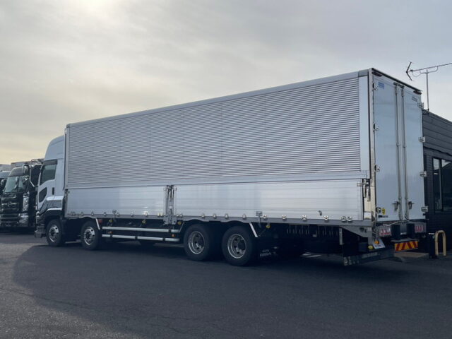 【1297】R3　ギガ　ハイルーフ　ウィング　リア門口ステンレス　7速　アルミホイール