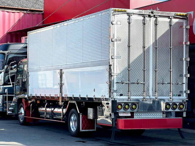 【1387】H15 320フォワード 冷凍ウィング 6500ボデー セミワイド キャデラックバンパー マニ割り