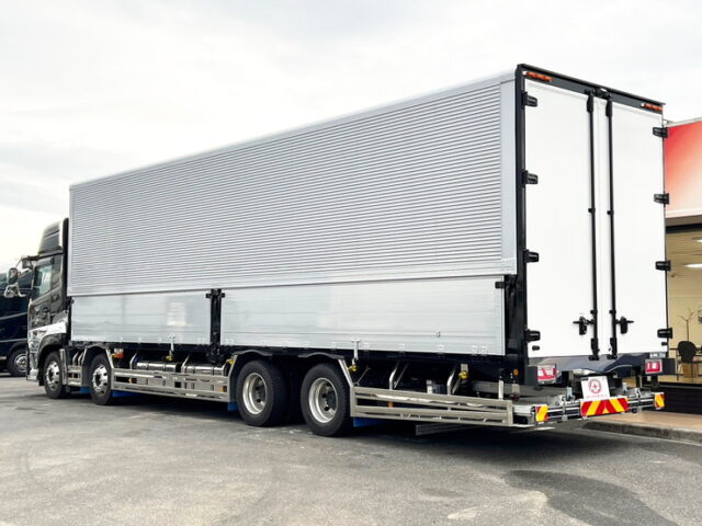 【1416】H30　クオン　ハイルーフ　ウィング　格納ゲート付　木床　