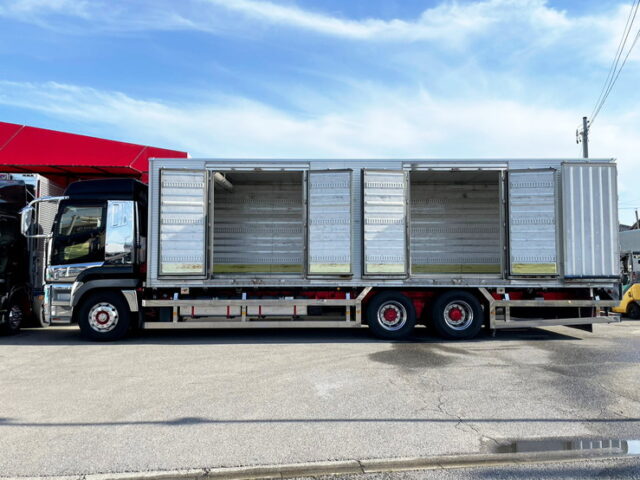【1412】H30　17スーパーグレート　ハイルーフ　冷凍バン　プレミアムライン　サブエンジン式冷凍機　ジョロ4キーストン
