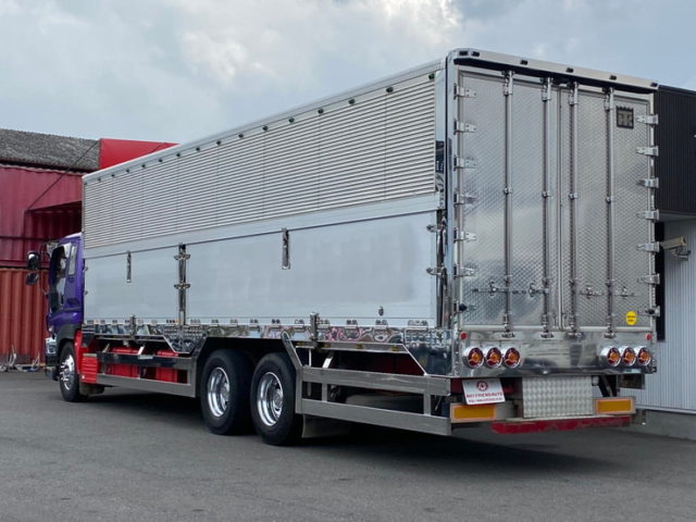 【687】H17　ギガ　冷凍ウィング　造りボディ110アオリ