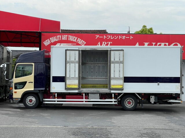 【1455】H23　レンジャープロ　ハイルーフ　冷凍バン　エアサス　ジョロダー4列　キーストン　格納ゲート付