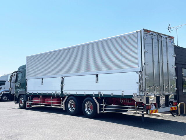 【1454】H26　スーパーグレート　ハイルーフ　冷凍ウィング　総輪エアサス　キーストンジョロダー４列
