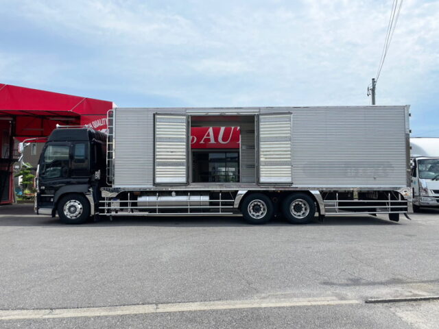 【1482】H25　ギガ　ハイルーフ　冷凍バン　前壁冷凍機　ジョロ4キーストン