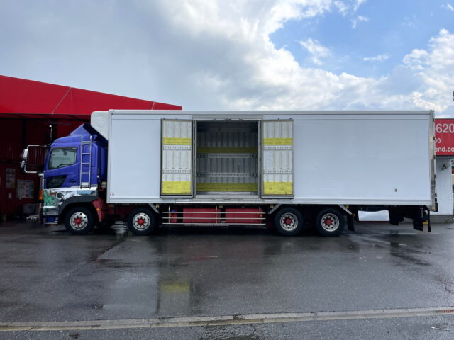 日野　プロフィア　冷凍バン　サブエンジン　キーストン　ジョロダー4列