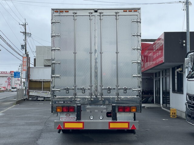 トレクス トレーラー 冷凍ウィング 未使用 3軸 リフトアクスル 前壁 冷凍機