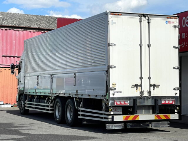 日野　プロフィア　ハイルーフ　ウィング　リア門口ステンレス　木床　内高247㎝