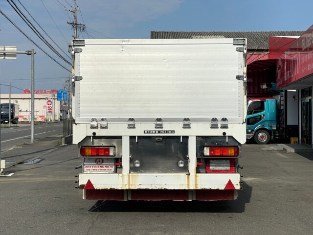 日本トレクス トレーラー 平ボデー アルミブロック 1Mアオリ リフトアクスル 中残し