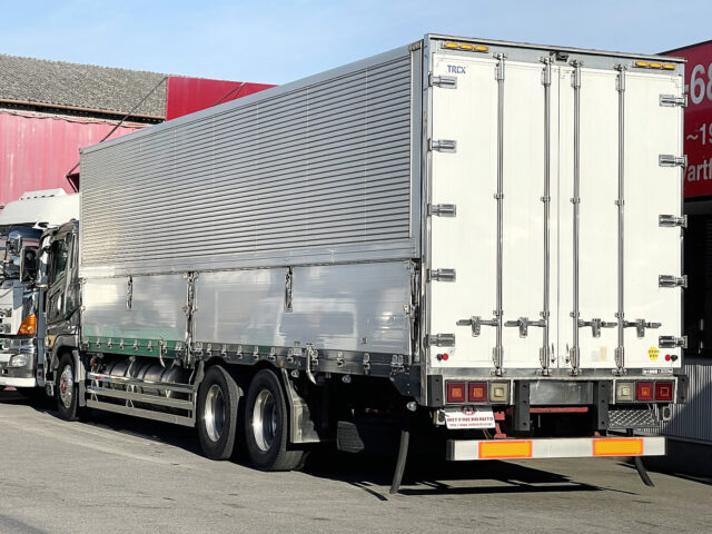 スーパーグレート　冷凍ウィング　90アオリ　木床　国産エンジン　7速MT