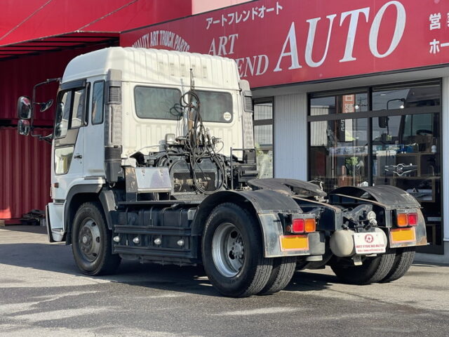 日野：テラヴィ：ハイルーフ：トレーラーヘッド：V8：ツインターボ：エアサス