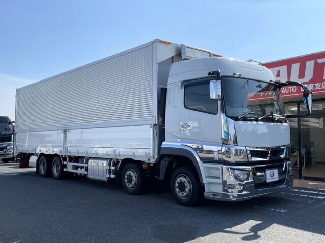 三菱ふそう：スーパーグレート：ハイルーフ：アルミウィング：メッキ多数：木床：AT：394馬力