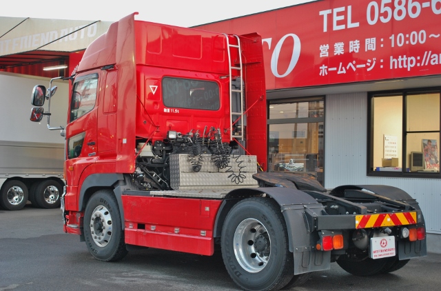 【337】日野プロフィア　トレーラーヘッド　ハイルーフ　一括緩和