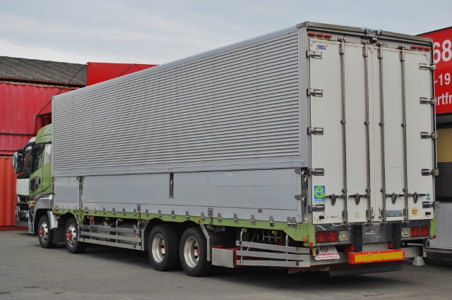 【437】三菱ふそう　スーパーグレート　低床　アルミウイング　ハイルーフ　リアエアサス