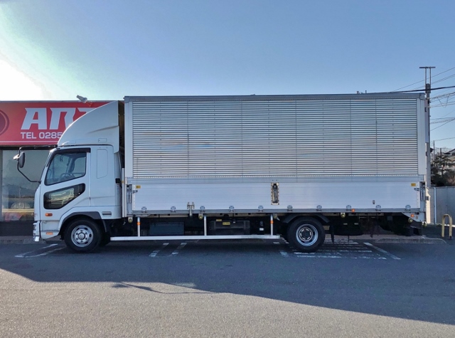 【345】三菱ふそう　ファイター　ワイド　アルミウイング　リアエアサス