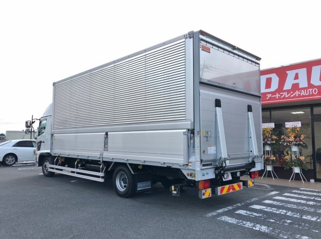 【301】日野レンジャー　ワイド　アルミウイング　跳ね上げゲート　リヤエアサス