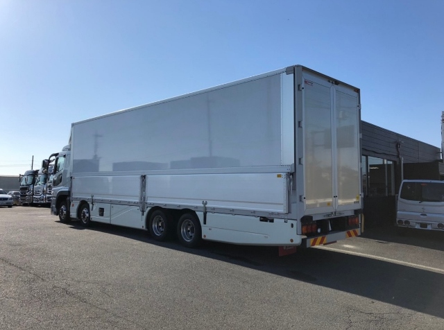 【308】三菱ふそうスーパーグレート　低床　パネルウイング　リヤエアサス　エアロ車