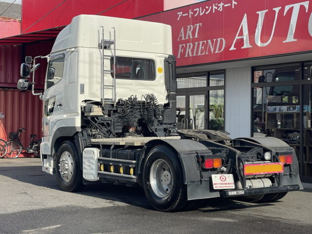 日野：プロフィア：ハイルーフ：トレーラーヘッド：メッキ多数：アルミホイール