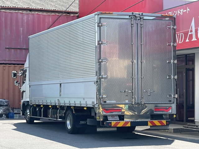 日野：17レンジャー：ハイルーフ：ウィング：7200ワイド：ステンレス多数：エアサス