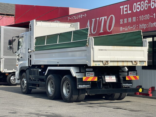 日野：17プロフィア：ダンプ：53×22：自重計：リアゲートエアーロック