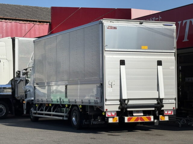 日野：17レンジャー：ハイルーフ：ウィング：6200ワイド：エアサス：跳上パワーゲート