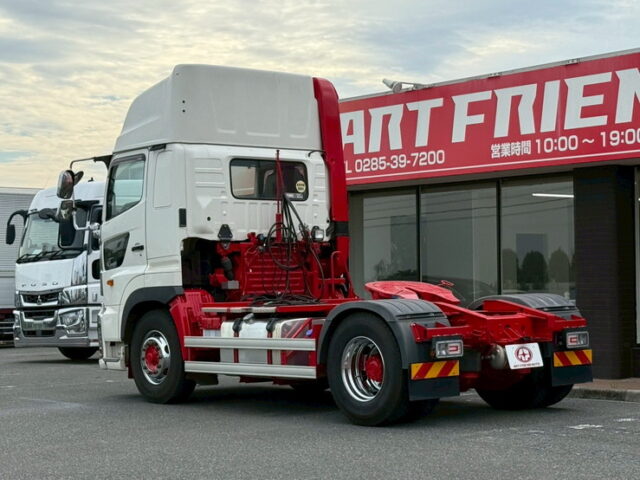 日野：17プロフィア：ハイルーフ：トレーラーヘッド：7速MT：450馬力：E13Cエンジン