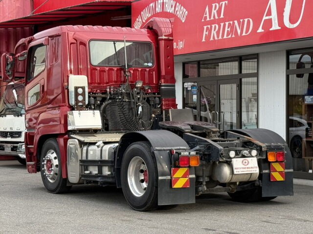 スーパーグレート：トレーラーヘッド：ハイキャブ：アルミホイール：エアサス