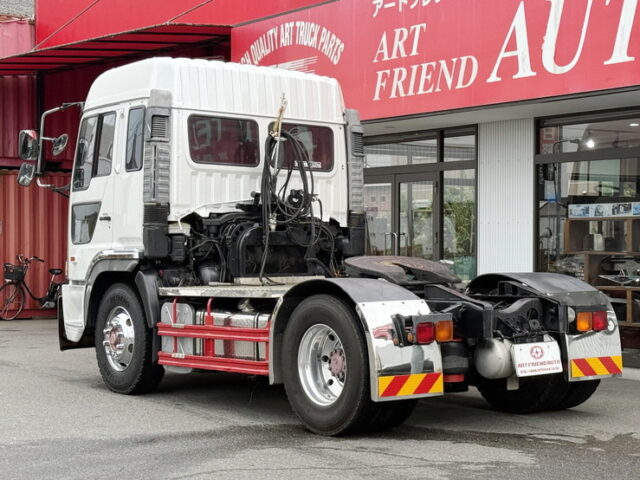 日野：テラヴィ：ハイルーフ：トレーラーヘッド：エアサス：V8ツインターボ