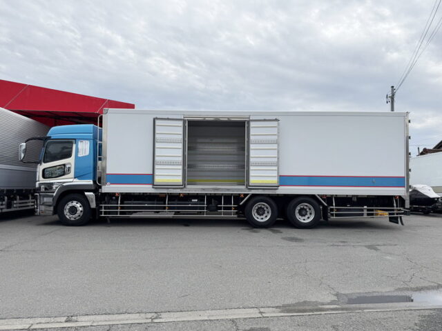 17スーパーグレート：ハイルーフ：冷凍バン：アルミホイール：サブエンジン：ジョロ4キーストン