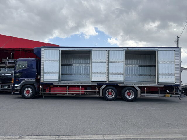 日野：プロフィア：冷凍バン：メッキ多数：サブエンジン：ジョロ4キーストン