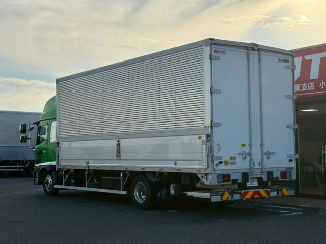 日野：17レンジャー：ハイルーフ：ウィング：6200ワイド：格納ゲート：エアサス