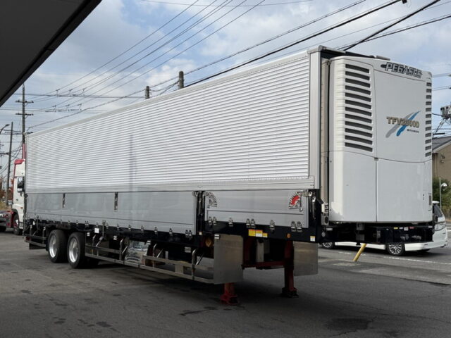 日本トレクス：トレーラー冷凍ウィング：段付き：2軸：前壁冷凍機：リフトアクスル