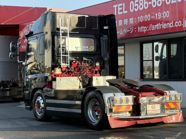 日野:プロフィア:ハイルーフ:トレーラーヘッド:メッキ多数:後輪エアサス:480馬力