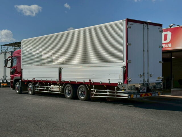 17スーパーグレート:ハイルーフ:ウィング:メッキ多数:アルミホイール:格納ゲート