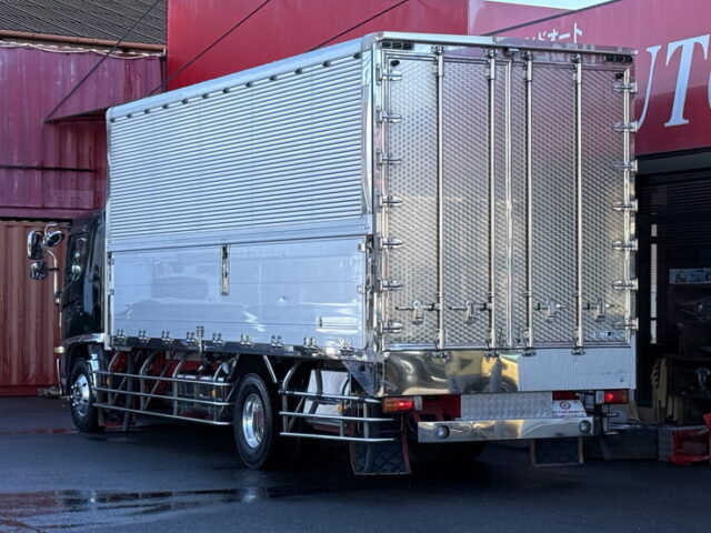 日野：レンジャープロ：ウィング：ボディ枠ステンレス：90アオリ：240馬力：エアサス