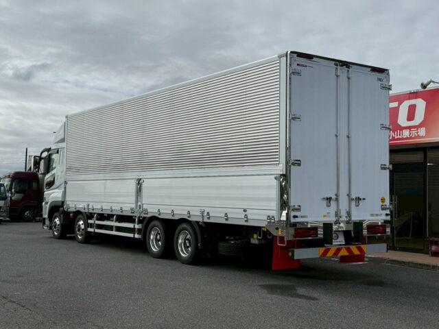 24スーパーグレート:スーパーハイルーフ:ウィング:アルミホイール:リア門口ステンレス