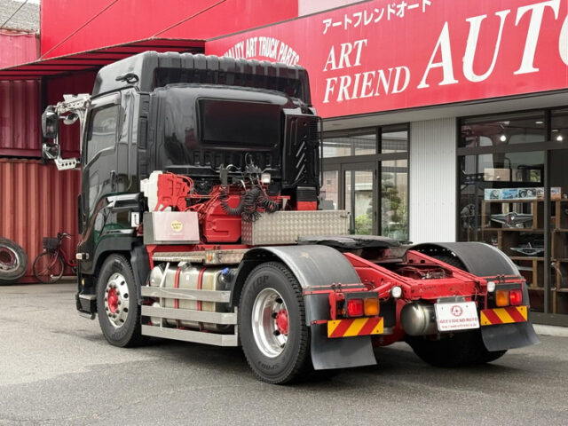 いすゞ:ギガ:ハイルーフ:トレーラーヘッド:フロントバイザー:第5輪荷重11.100㎏