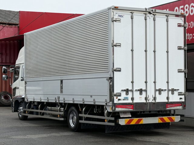 日野：17レンジャー：ハイルーフ：ウィング：6200ワイド：リア門口ステンレス