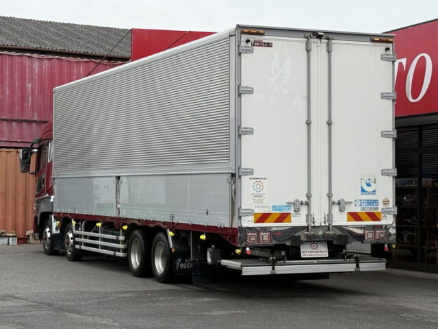 スーパーグレート：ハイルーフ：ウィング：メッキ多数：アルミホイール：格納ゲート