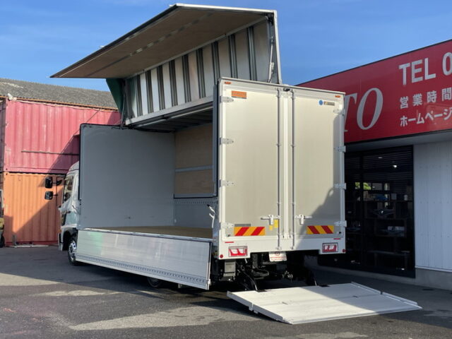 日野　17レンジャー　ウィング　6200ワイド　後輪エアサス　格納ゲート付　240馬力