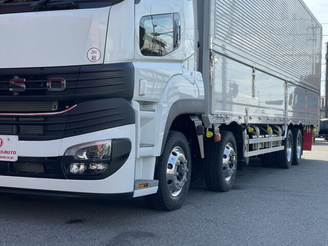 【現行型】スーパーグレート　スーパーハイルーフ　未使用　リア門口ステンレス