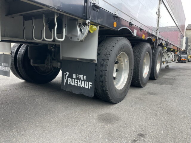 フルハーフ　トレーラーウィング　3軸　リフトアクスル(後軸残し)　1Mアオリ